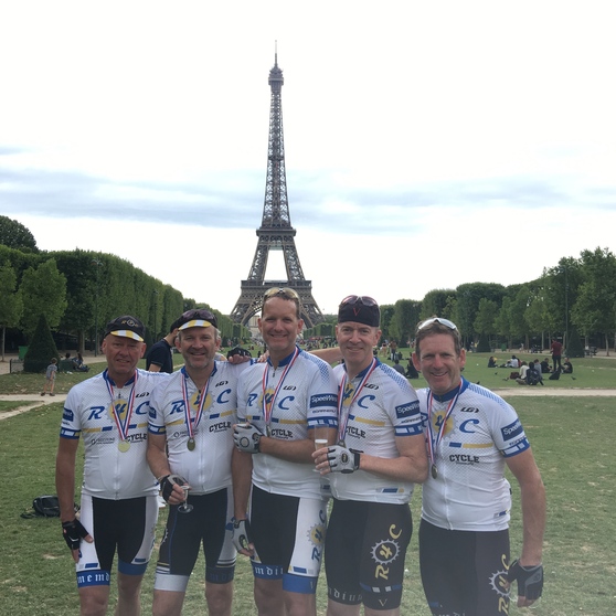 Cycling and fundraising—It’s best to stick together